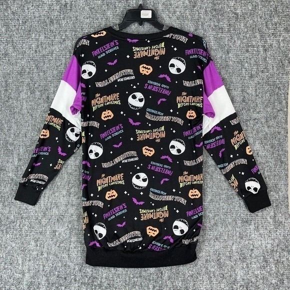 Nightmare Before Christmas Pajama Top Womens S Disney Cozycore Sleepwear - Picture 4 of 11